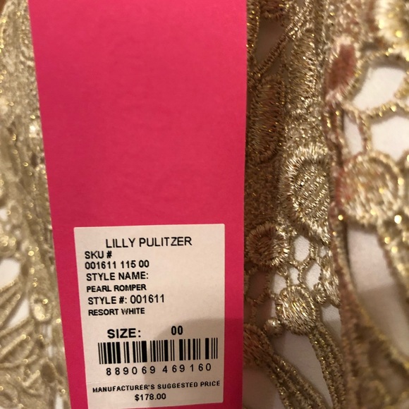 Lilly Pulitzer Pearl Romper - - Picture 5 of 5